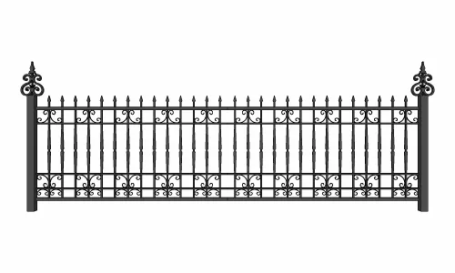 现代铁艺不锈钢栏杆围栏金属栅栏防护栏景观防护栏扶手围挡107
