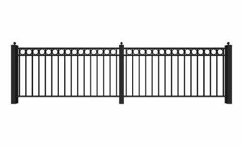 现代铁艺不锈钢栏杆围栏金属栅栏防护栏景观防护栏扶手围挡117