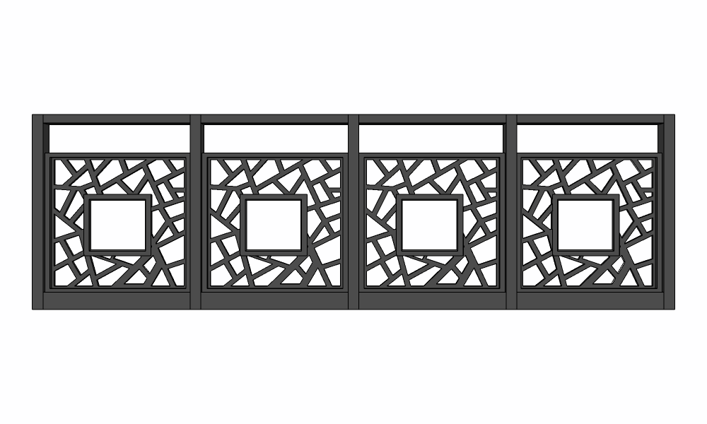 现代铁艺不锈钢栏杆围栏金属栅栏防护栏景观防护栏扶手围挡40