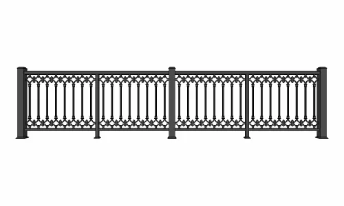 现代铁艺不锈钢栏杆围栏金属栅栏防护栏景观防护栏扶手围挡77