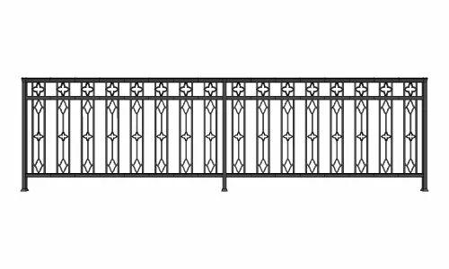 现代铁艺不锈钢栏杆围栏金属栅栏防护栏景观防护栏扶手围挡95