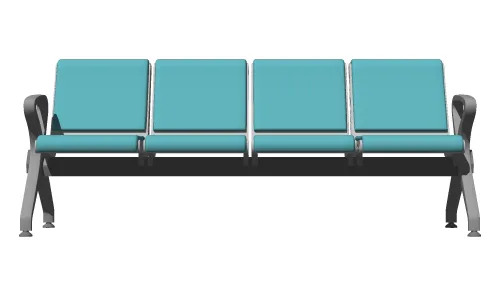 现代公共座椅银行医院车站大厅等候座椅连排椅.23