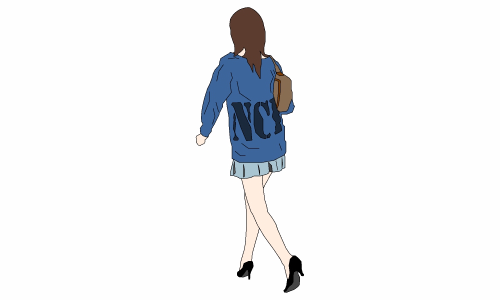 站走-女077