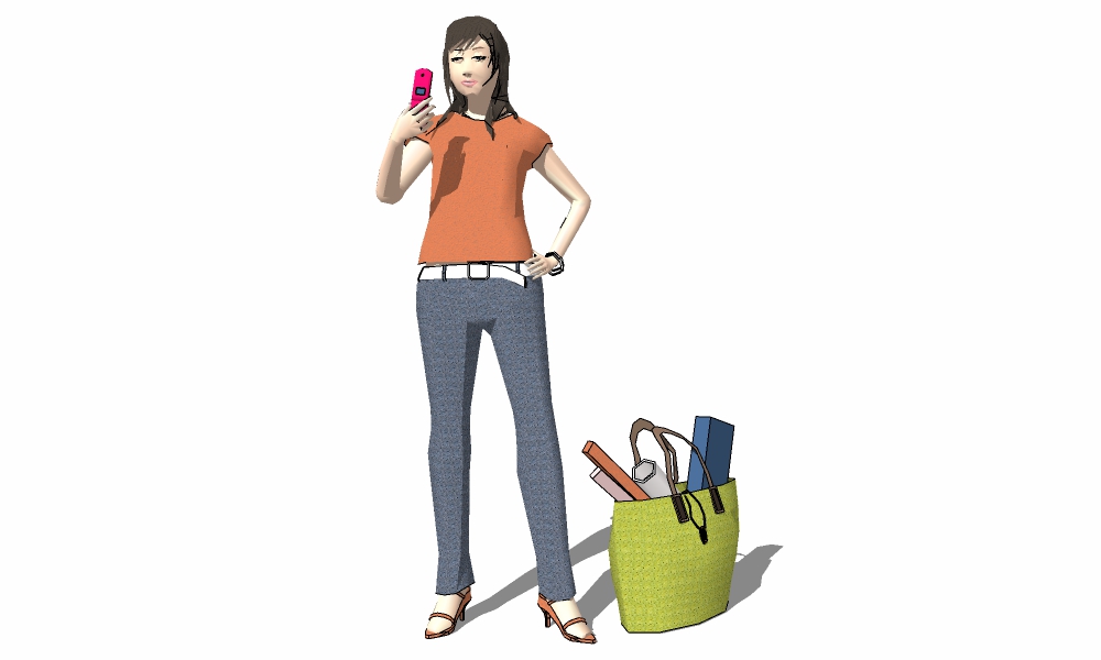 3D站走-女24