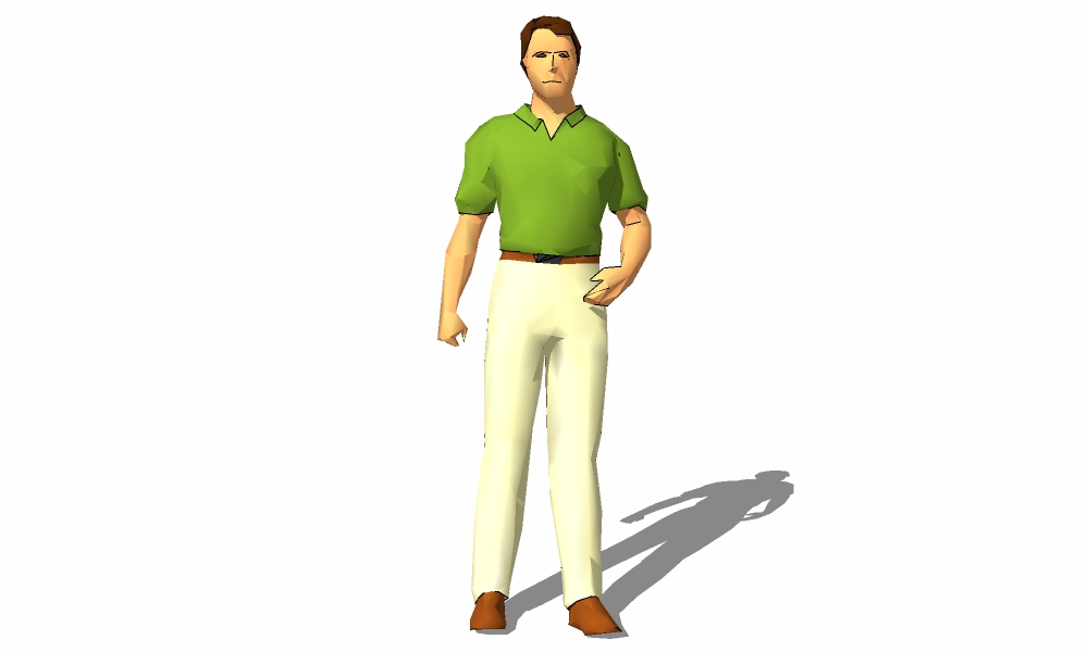 3D站走-男20