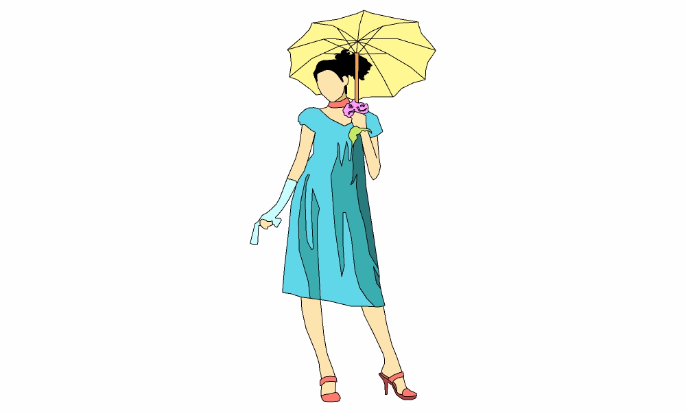 站走-女024