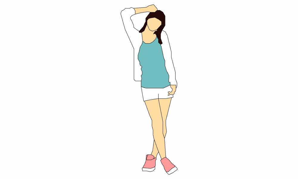 站走-女089