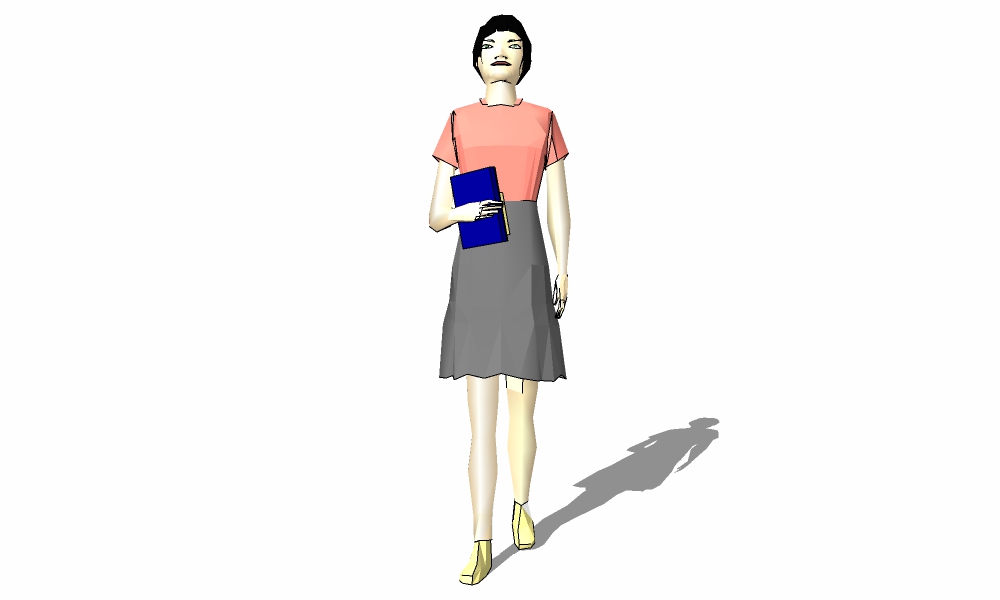3D站走-女10