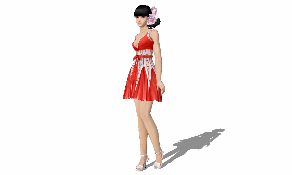 3D站走-女32