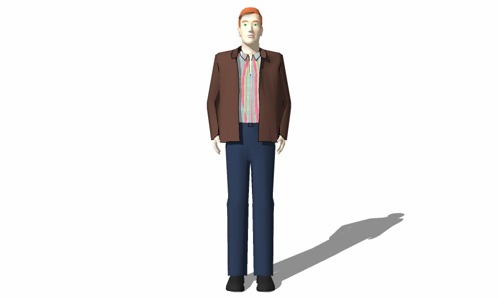 3D站走-男25
