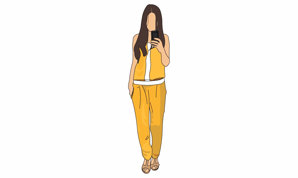 站走-女046