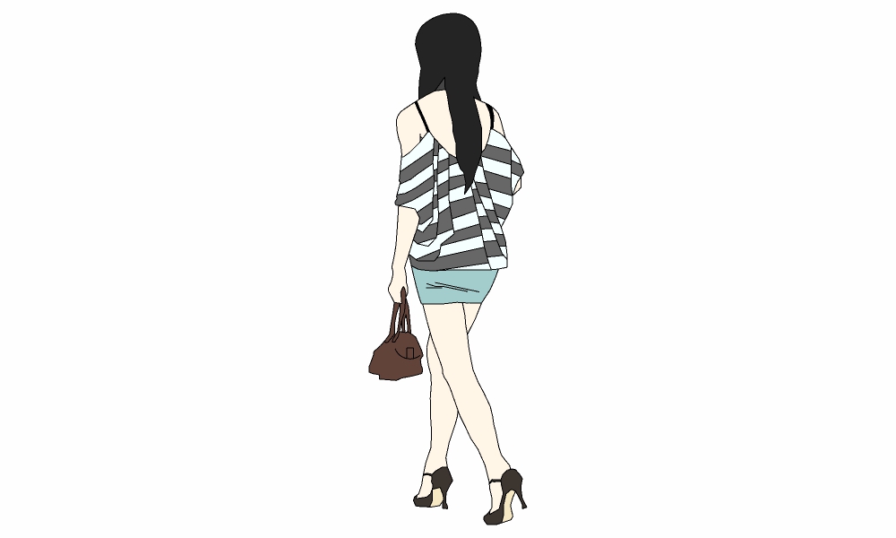 站走-女074
