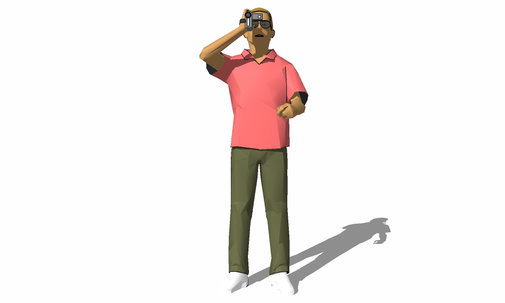 3D站走-男12
