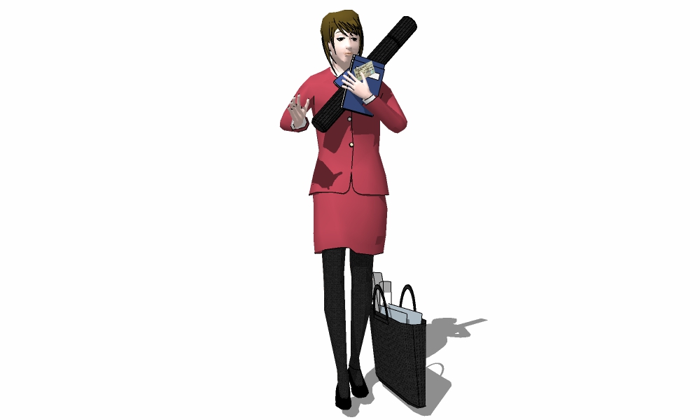3D站走-女20