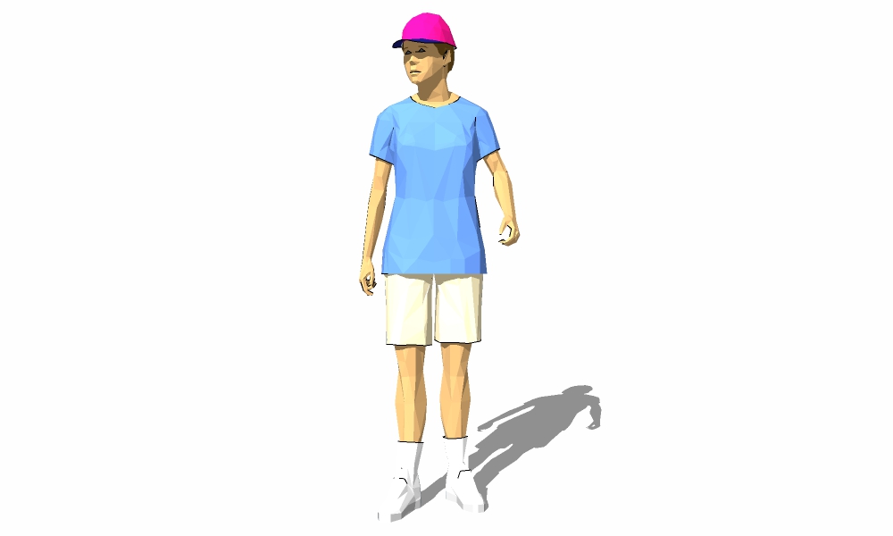 3D站走-男42