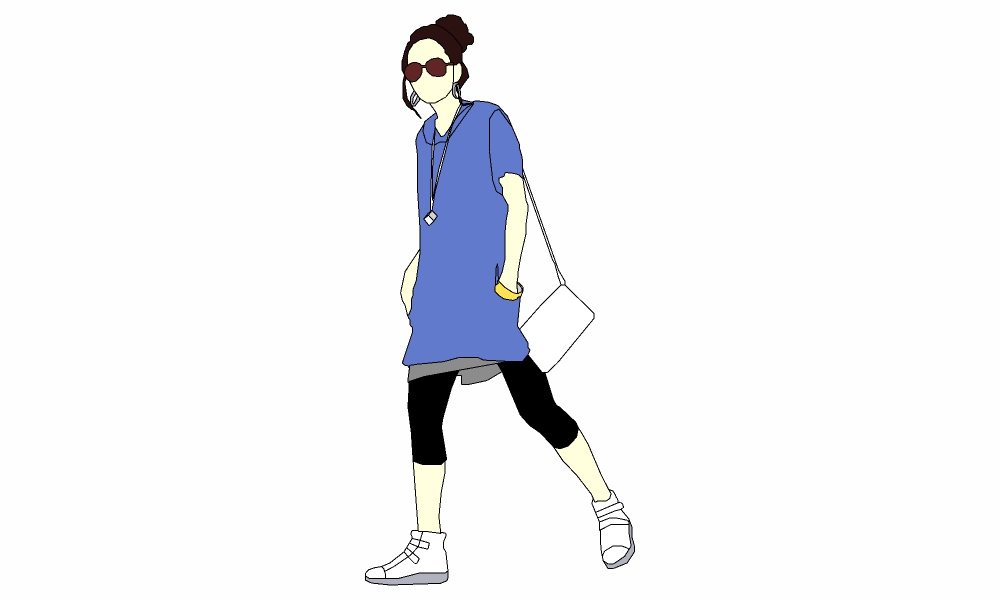 站走-女058