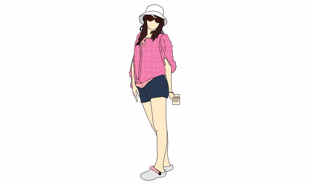 站走-女073