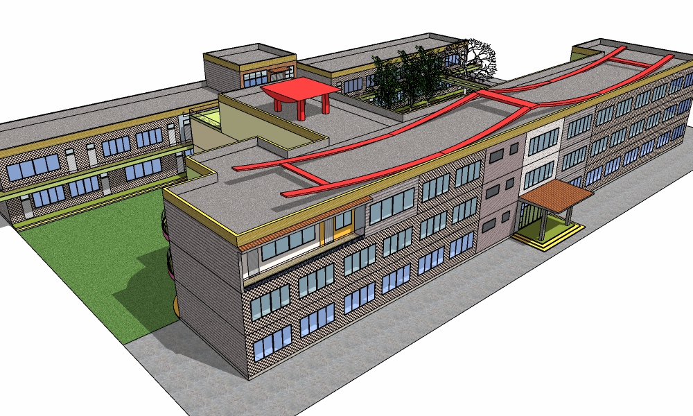 学校场景模型47