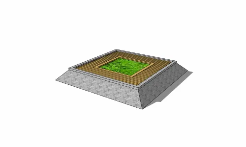 方形树池-005