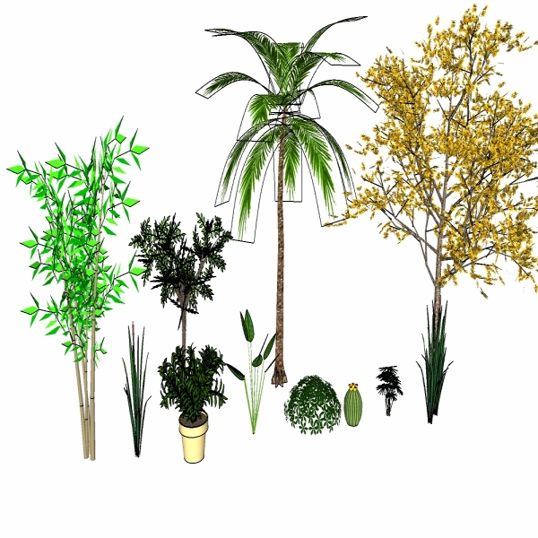 3D植物群落2