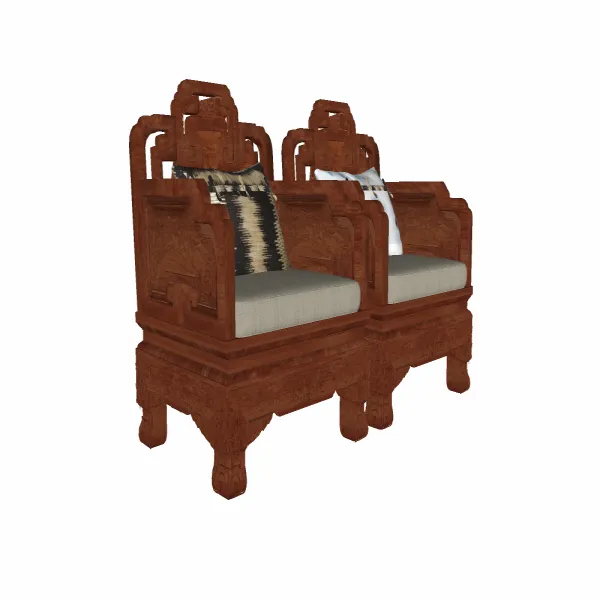 中式红木沙发椅