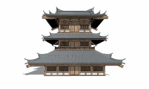 中式古建筑-楼阁02
