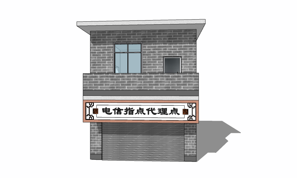 美丽乡村_民房建筑_自建房71skp