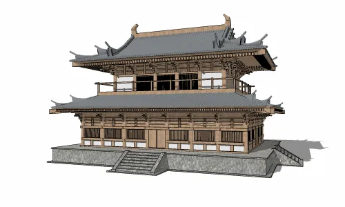 中式古建筑外观12
