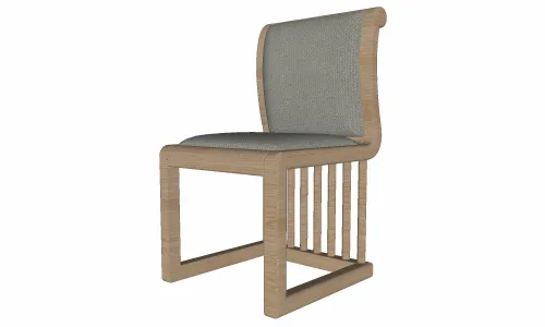 新中式木椅2_单椅_座椅_1122