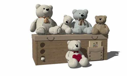 小熊玩具组合