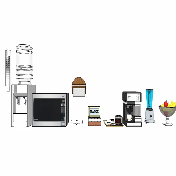 现代-厨房电器组合1