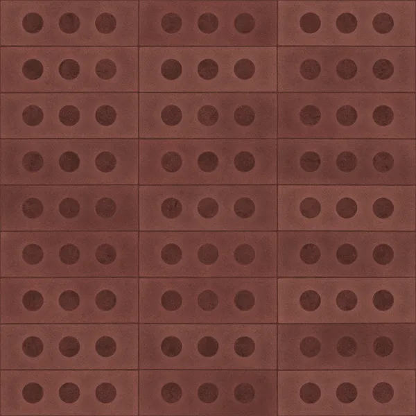 红色单排孔砖
