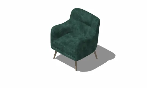 A现代单人沙发椅-休闲椅9