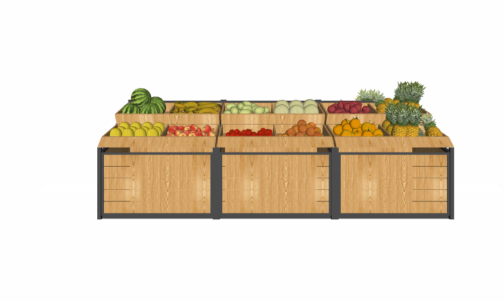 生鲜蔬果货架水果架展示架展示柜52