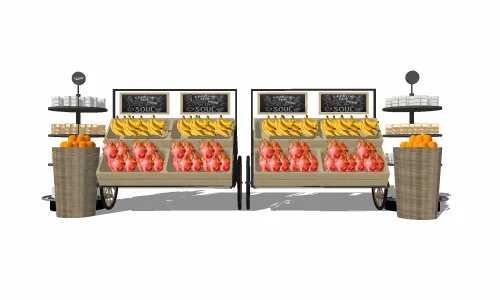 生鲜蔬果货架水果架展示架展示柜13