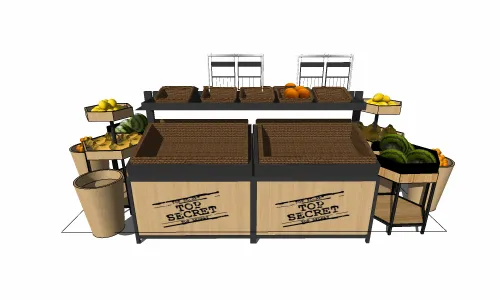 生鲜蔬果货架水果架展示架展示柜24
